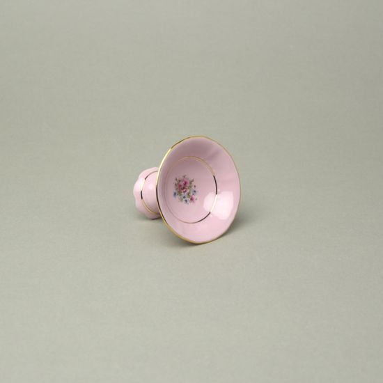 Bowl small on stand 5,3 x 7,3 cm, Leander, rose china