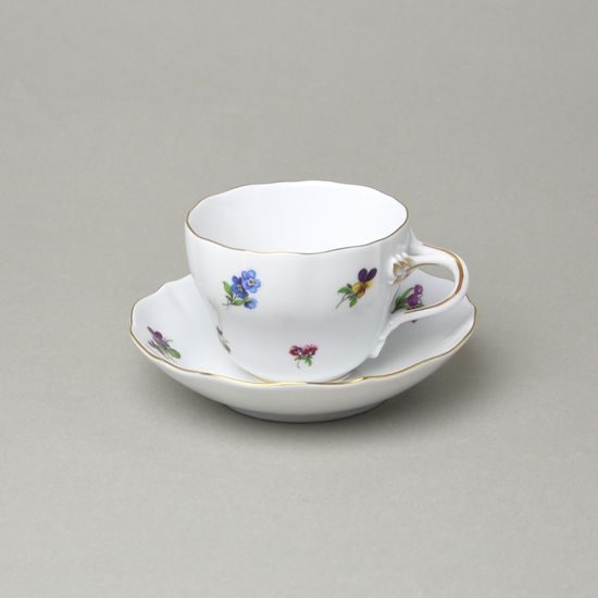 Šálek a podšálek A/2 + B, 170 ml / 14 cm, rakouská házenka