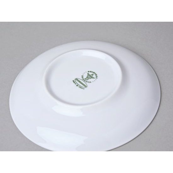 Podšálek 15 cm pod hrnek Baňák 0,30 l, zelený cibulák, Český porcelán a.s.