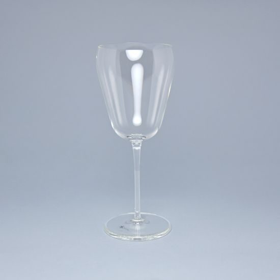 Luxurious Design White Wine Glass 350 ml, higher stem, Glassworks Kvetna 1794