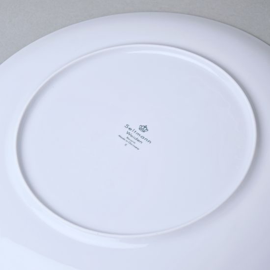 Talíř mělký 27,5 cm, Amina bílá, porcelán Seltmann