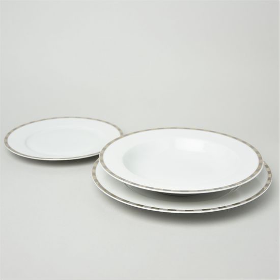 Plate set for 6 persons, Thun 1794 Carlsbad porcelain, OPAL 84032