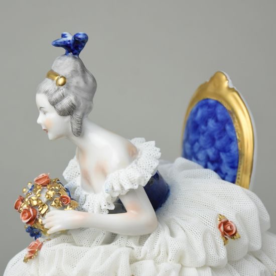 Bouquet 19 x 13 x 20 cm, Kurt Steiner, Porcelain Figures Unterweissbacher