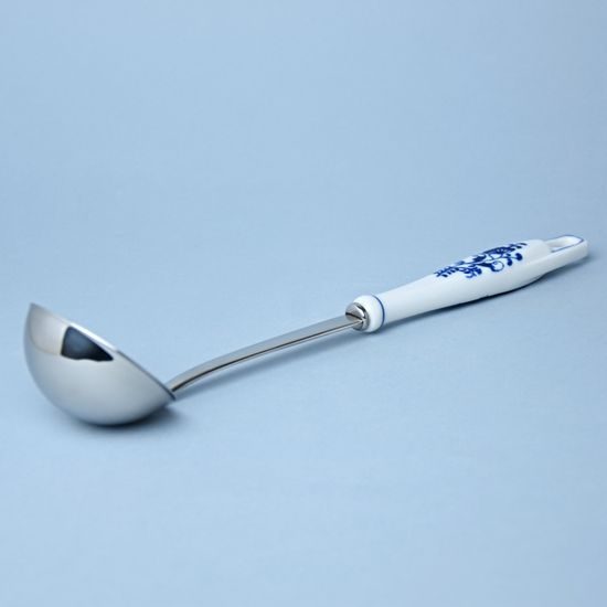 Ladle 70 mm hanging - smooth 32 cm, Original Blue Onion Pattern