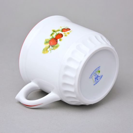 Hrnek Selský 420 ml, jahody, Český porcelán a.s.