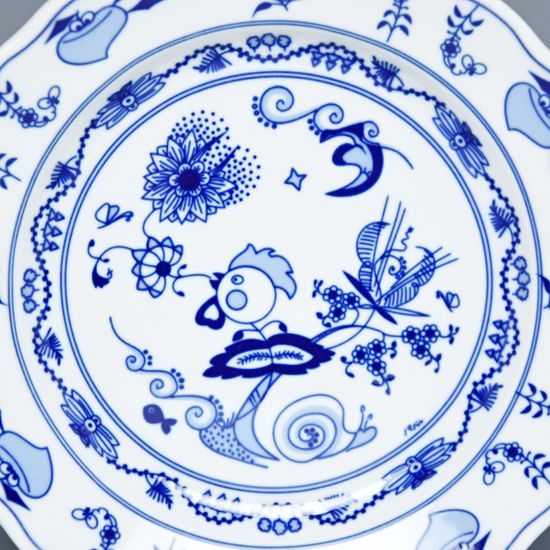 Dětský talíř 21 cm, Cibulák, originální z Dubí