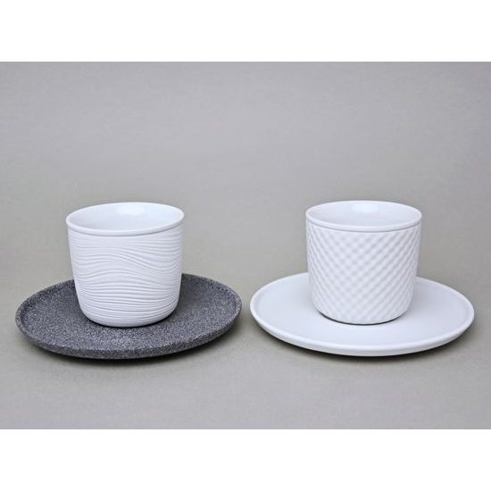 Šálek 180 ml, Wave raw, Benedikt dvoustěnka