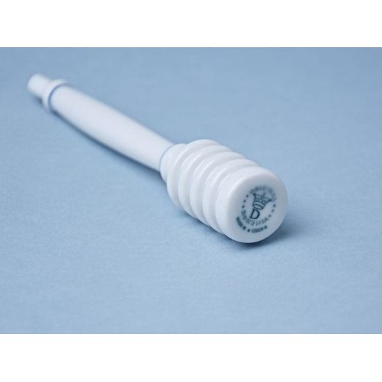 Naběračka na med 14 cm porcelánová, Cibulák, originální z Dubí