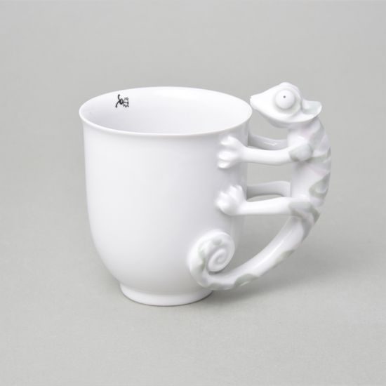 Hrnek ZOO chameleon 400 ml, 12 cm, porcelán Goldfinger