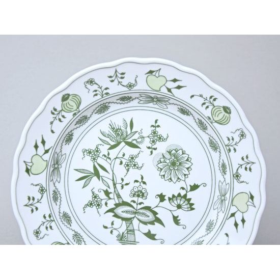 Talíř mělký 21 cm, Zelený cibulák, Český porcelán, a.s.