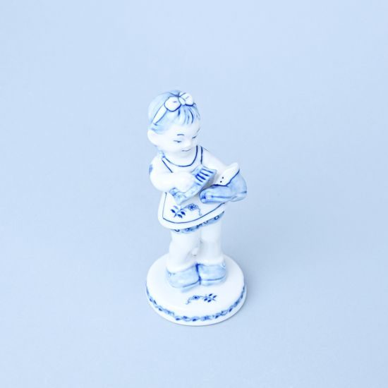 Girl with shoe 7 x 6,5 x 14,5 cm, Original Blue Onion pattern