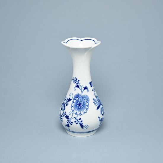 Váza kytka 16,5 cm, Cibulák, originální z Dubí, 2.j.