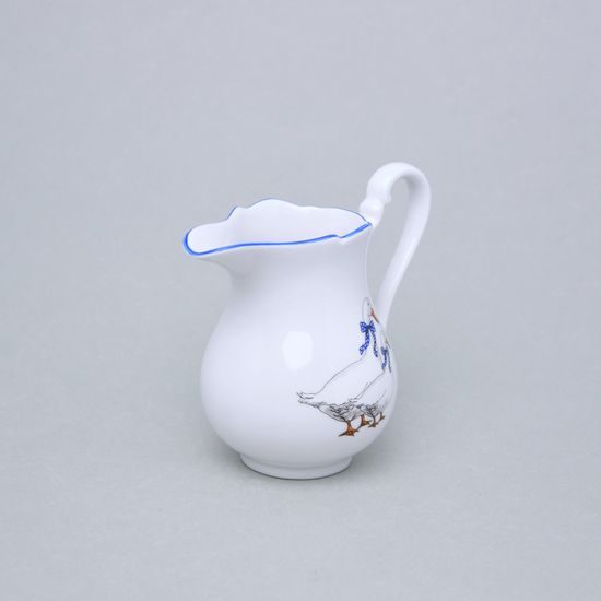 Mlékovka vysoká 0,25 l, Český porcelán a.s., husy
