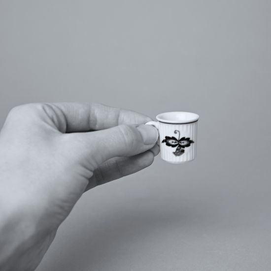 Hrnek mini Mozart 29 mm, Cibulák, originální z Dubí