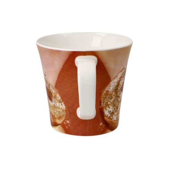 Hrnek 350 ml Uuups 13 / 10 / 9,5 cm, jemný kostní porcelán, Daria Rosso, Goebel