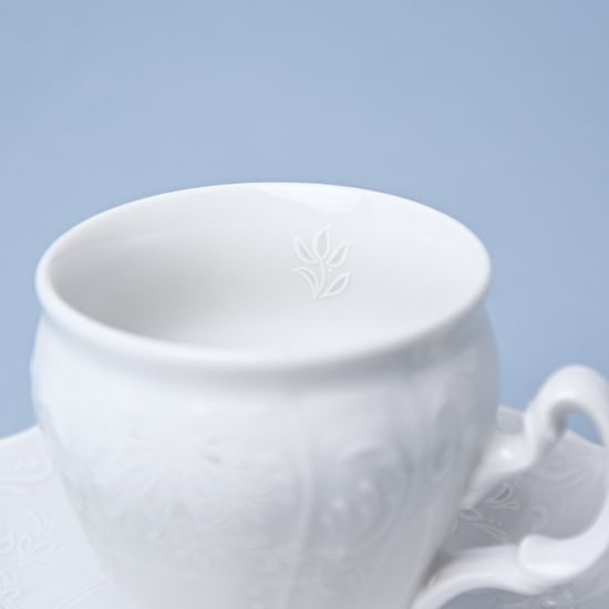 Frost no line: Mocca cup plus saucer 75 ml / 12 cm, Thun 1794 Carlsbad porcelain, BERNADOTTE