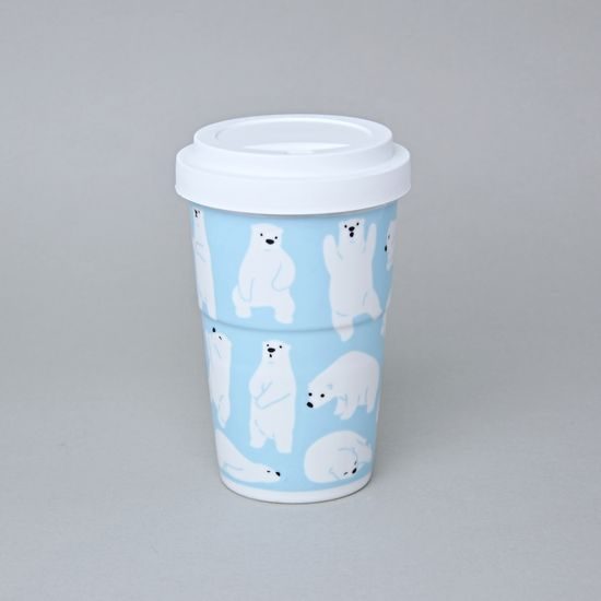 Pohárek To Go 400 ml, Lední medvědi, G. Benedikt 1882