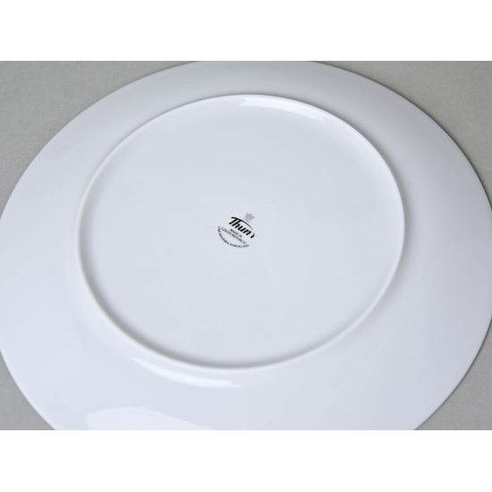 Plate breakfast 21 cm, Coups white, Thun 1794 Carlsbad porcelain