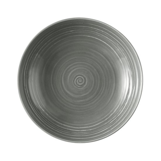 Terra PEARL GREY: Talíř hluboký 21 cm, porcelán Seltmann