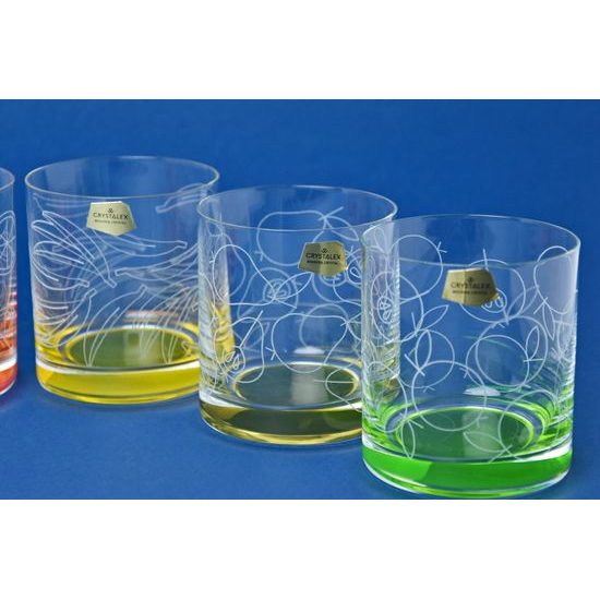 Barline 280 ml, sklenice na whisky, 6 ks., barevné ovoce, Crystalex