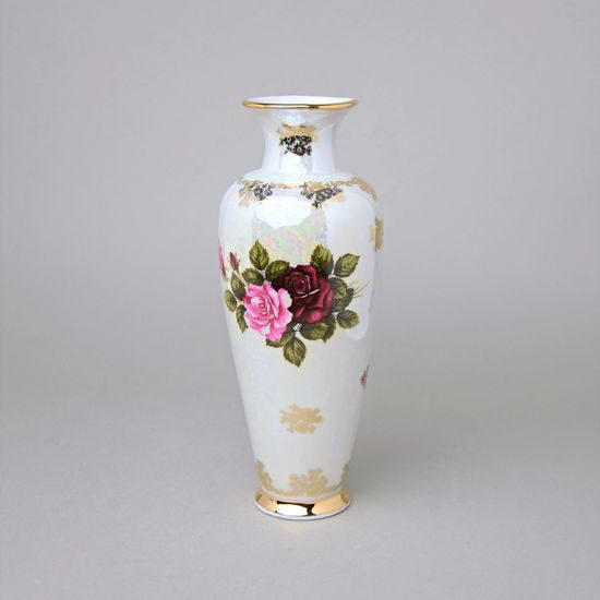 Váza štíhlá 25 cm, Cecily, porcelán QUEENs Crown