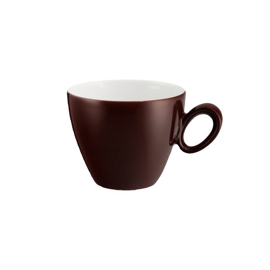 Espresso cup and saucer, Trio 23602 Dark Chocolate, Seltmann Porcelain