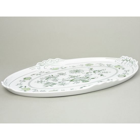 Tray oval 39 x 27 cm, Green Onion Pattern, Cesky porcelan a.s.