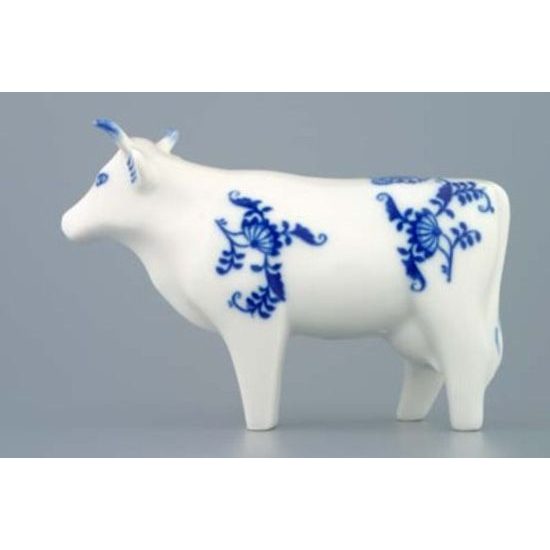 Cow standing 14,5 cm, Original Blue Onion Pattern