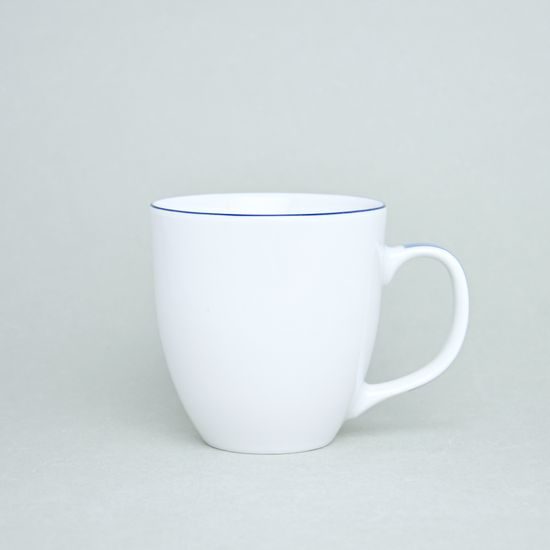 Mug 151, 0,42 l, Thun 1794 Carlsbad porcelain, TOM blue