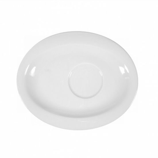 Podšálek oválný 19 cm, Top life White, Porcelán Seltmann