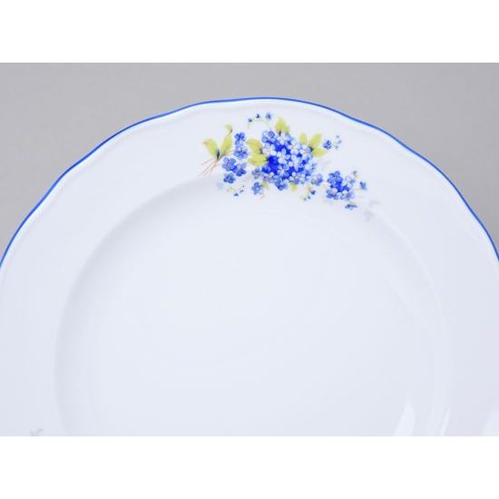 Plate dining 24 cm, Forget-me-not, Český porcelán a.s.