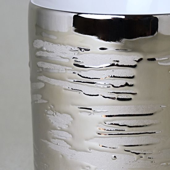 RESET, Hrnek / šálek čaj 370 ml, Titanová platina, design Tomáš Vrána, Český porcelán a.s.