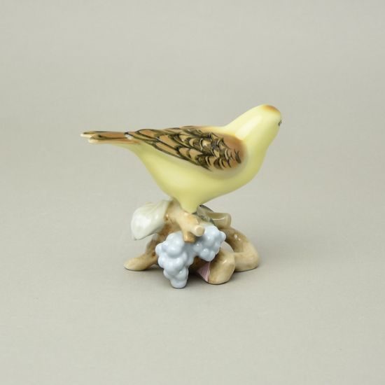Bunting bird 11 x 14 cm, Luxor, Royal Dux Bohemia