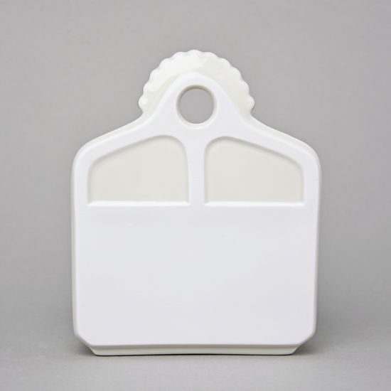 Sugar Wall Hanging Box with inscription CUKR 0,70 l, Ivory Fruits, Cesky porcelan a.s.