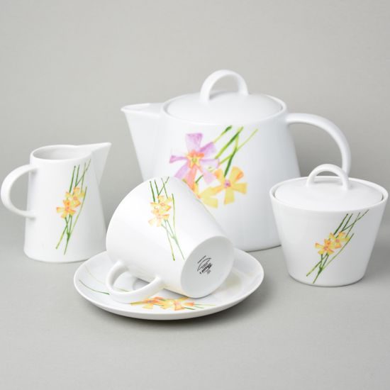 Tea set for 1 person - 4 pcs., Thun 1794 Carlsbad porcelain, TOM 29952