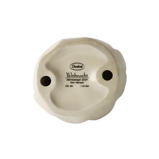 Annual angel 2024, 8,5 / 7,5 / 16 cm, stoneware, Goebel