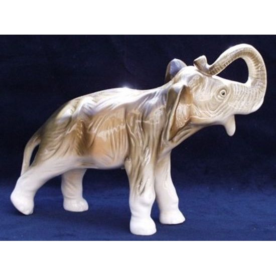 Elephant 12 x 5,5 x 9,5 cm, Porcelain Figures Duchcov
