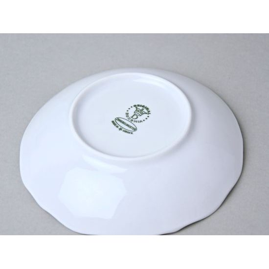 Podšálek B 14 cm, zelený cibulák, Český porcelán a.s.