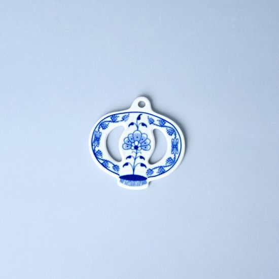 Vánoční ozdoba - jablíčko 8 cm, Cibulák, originální z Dubí