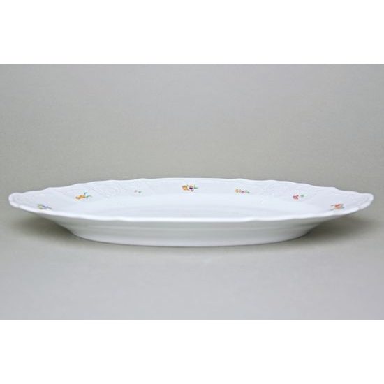 Mísa oválná 34 cm, Thun 1794, karlovarský porcelán, BERNADOTTE házenka