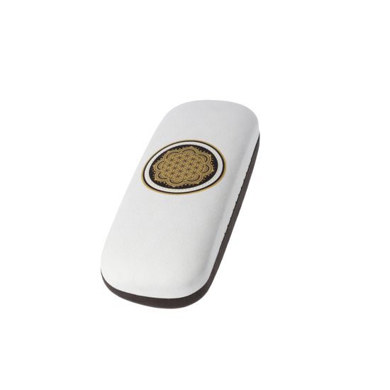 Spectacle Case Yin Yang white 16 / 6 / 4.5cm, synthetic fibers, Goebel