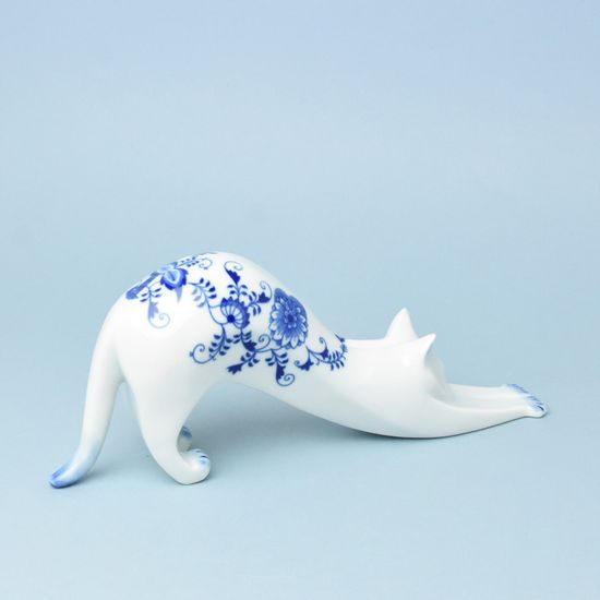 Cat 31,5 x 13 cm, Original Blue Onion pattern