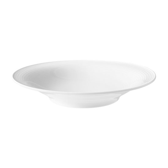 Plate deep 22,5 cm, Beat white, Seltmann Porcelain