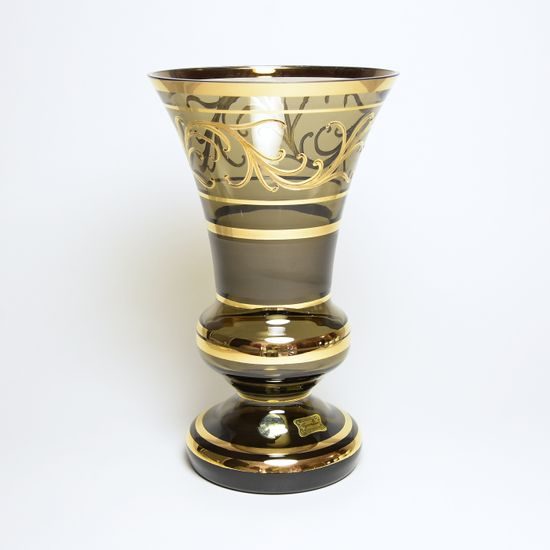 Egermann: Vase Smoke, 26 cm, Hand-decorated