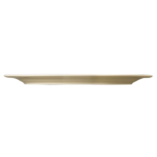 Beat sand-beige: Plate oval 35 x 28 cm, Seltmann porcelain