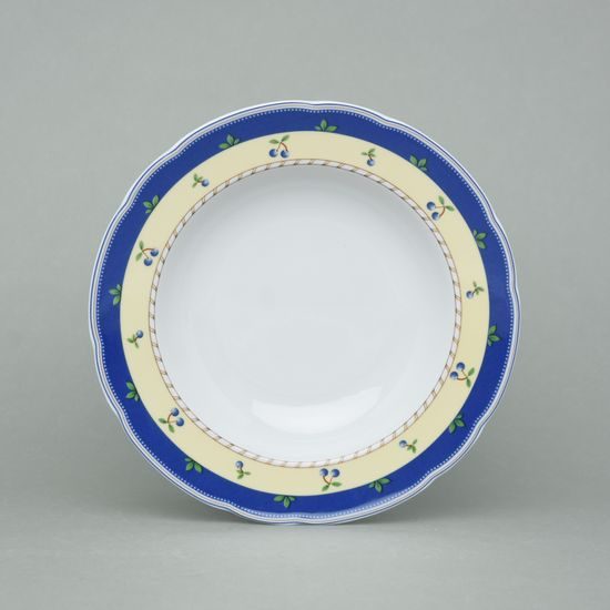 Rose 80147: Plate deep 23 cm, Thun 1794, karlovarský porcelán