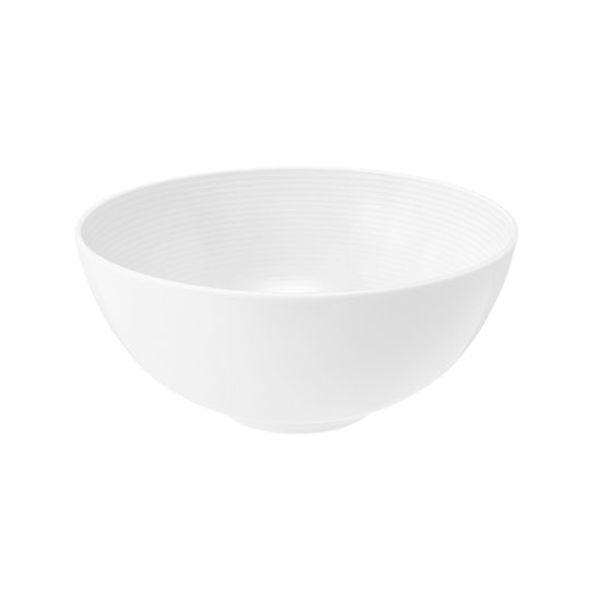 Bowl 21 cm, Beat white, Seltmann Porcelain