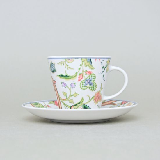 Coffee cup 150 ml and saucer 150 mm, Thun 1794 Carlsbad porcelain, TOM 30005