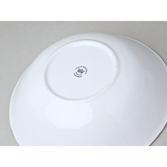 Bowl 23 cm, hunting - ruby, Carlsbad