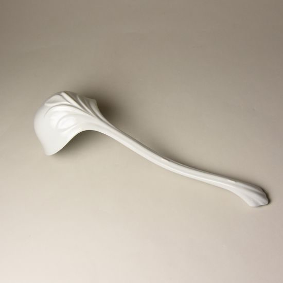 Ladle porcelain 32 cm, rokoko white, Český porcelán a.s.